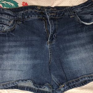Denim shorts